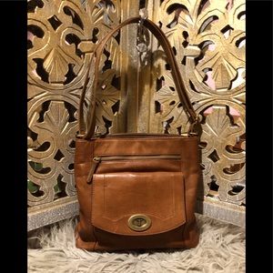Leather TIGNANELLO Brown Handbag